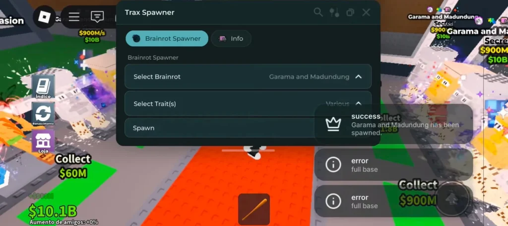 Trax Spawner Script